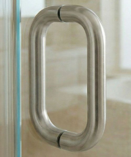 Frameless shower door hardware finish options for Florida bathrooms