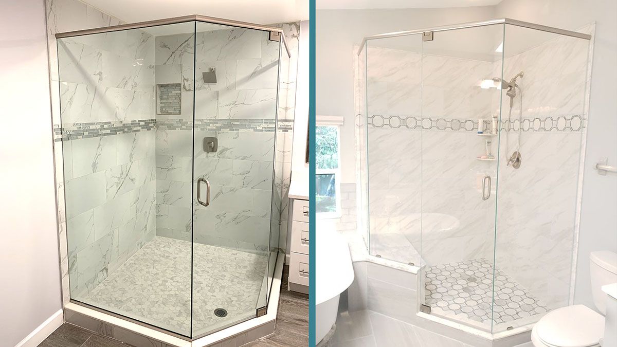 Frameless Shower Door Header