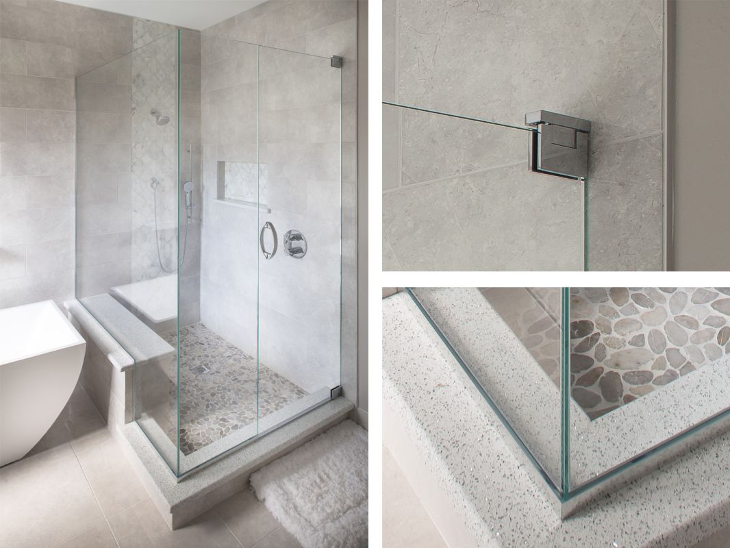 custom shower chrome finish large