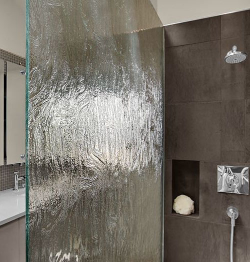 rain glass, textured glass for privacy